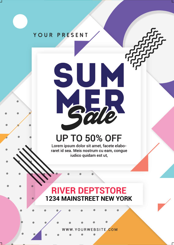 Student-portfolio-Summer-Sale-Flyer